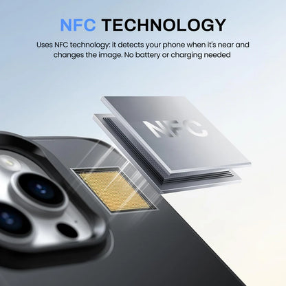 Smart E-Ink Photo Projection Phone Case